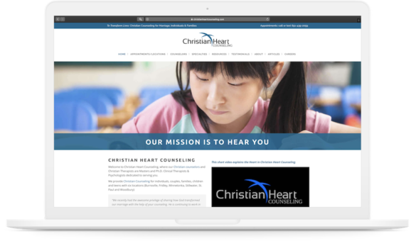 Christian Heart Counseling Website Development