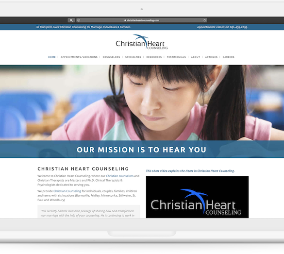Christian Heart Counseling Website Development