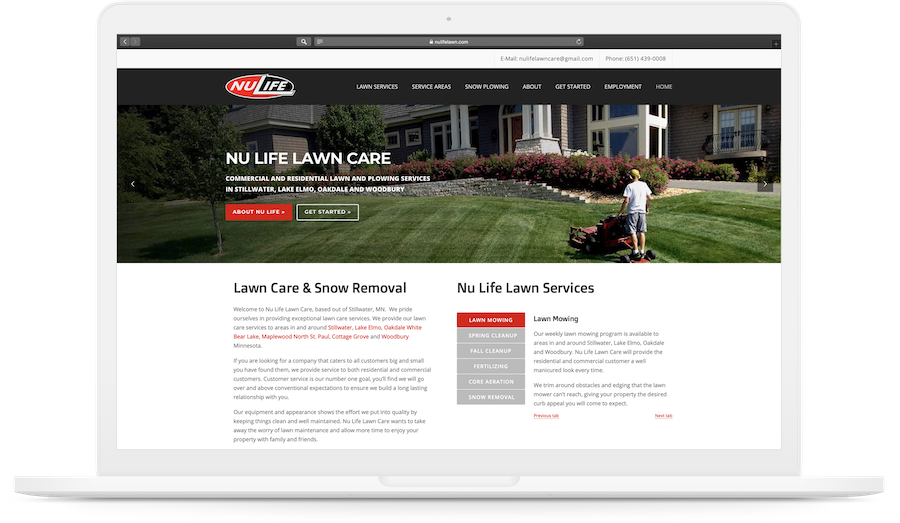 Lawn Care Web Development